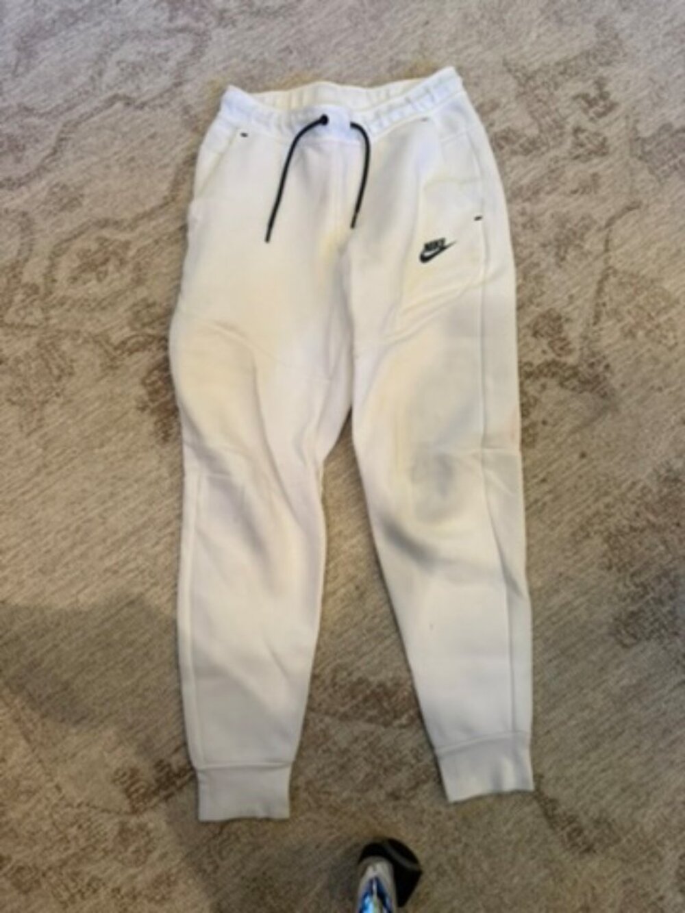 White Nike Jogger Sweatpants XS
